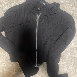 Black zip up